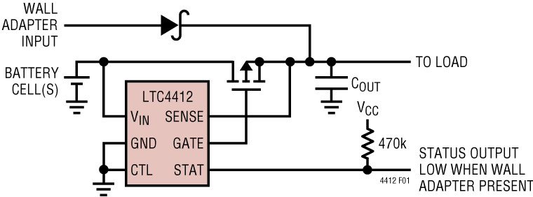 LTC4412 Application Circuit