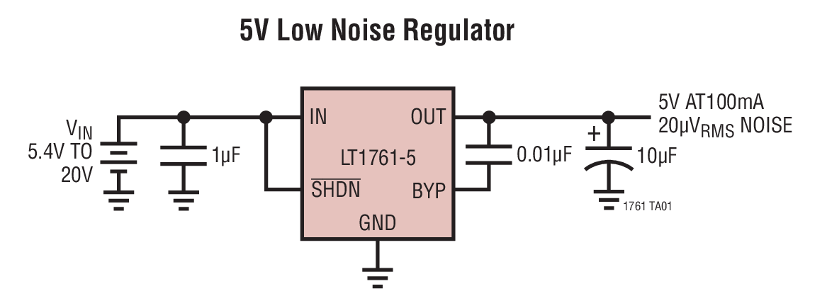 5V Low Noise Regulator