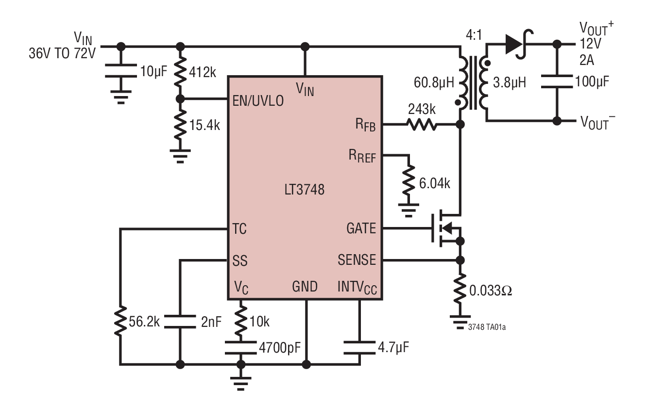 25W, 12V Output, Isolated Telecom Supply