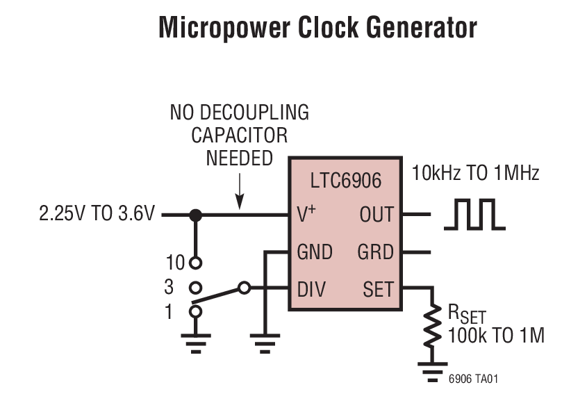 Micropower Clock Generator
