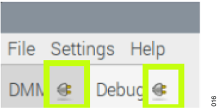 Figure 17.IIO Oscilloscope DMM and Debug Tabs
