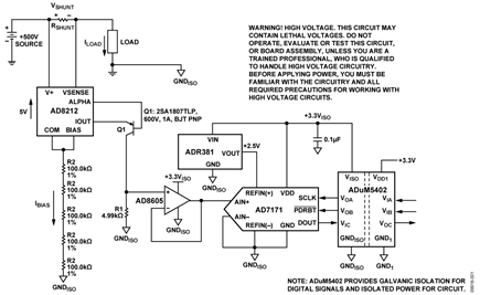 High Common-Mode Voltage Current Monitor 