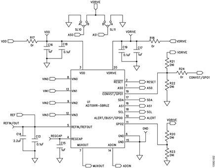 CN-0372 ADC Connection