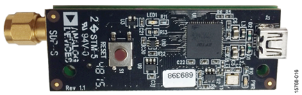 Bottom View Showing SDP-S Board Connected to EVAL-CN0399-SDPZ Board