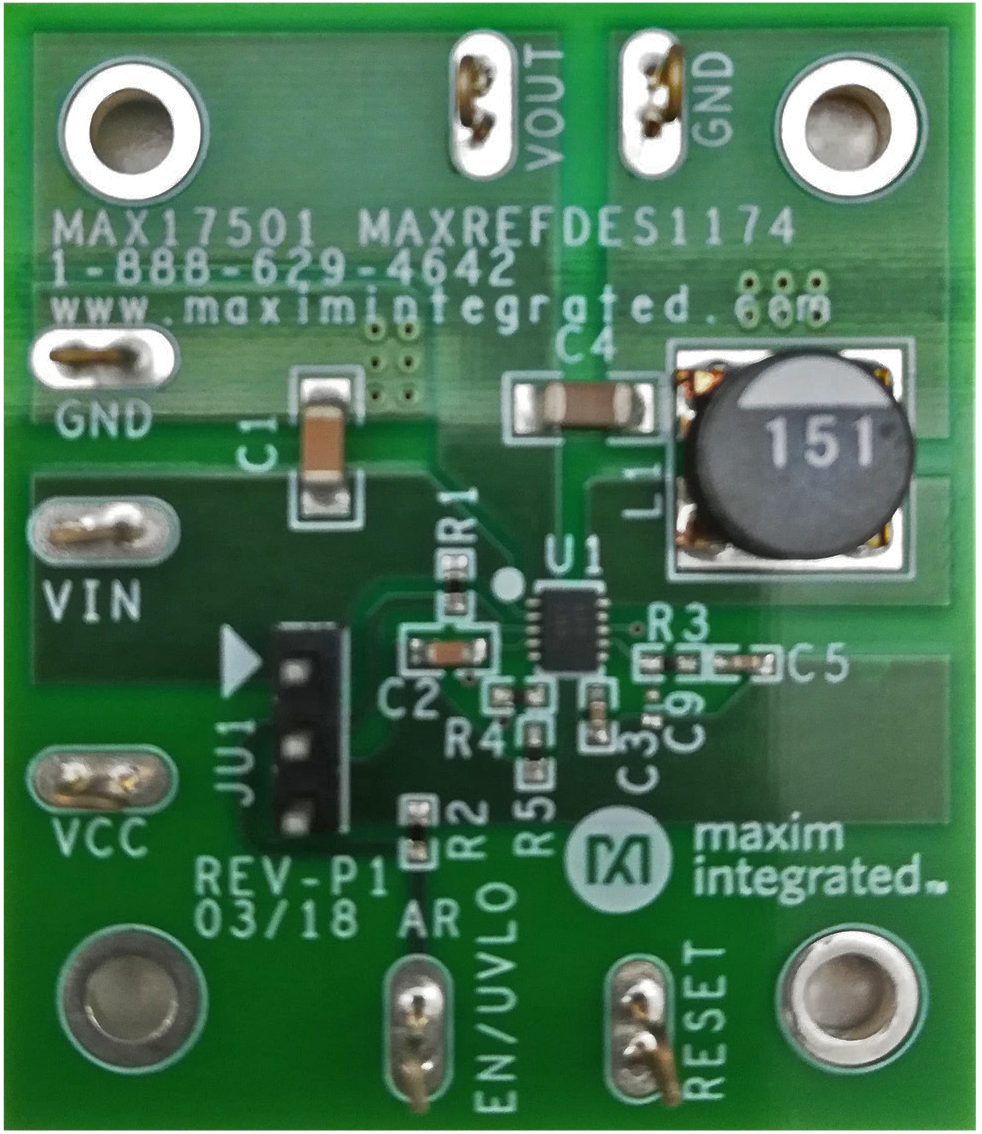 Figure 1. MAXREFDES1174 hardware.