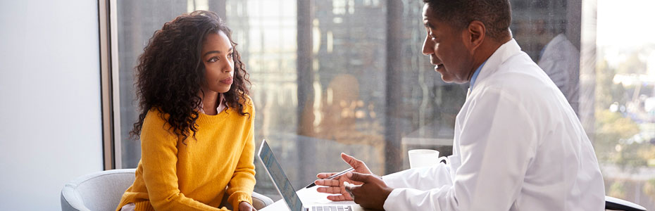 Doctor consultation in office