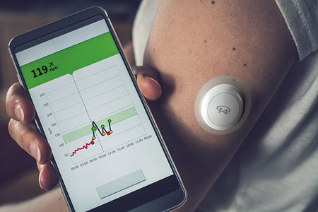 Checking remote sensor levels on phone