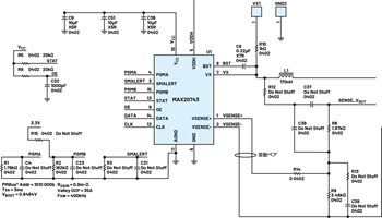 図5. 出力範囲が3V～4.6Vになるように変更した出力分圧器（R6 = 4K7、R9 = 1K3)