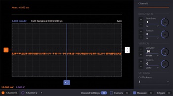 図3. TSENSE = TREF<の場合の電圧波形