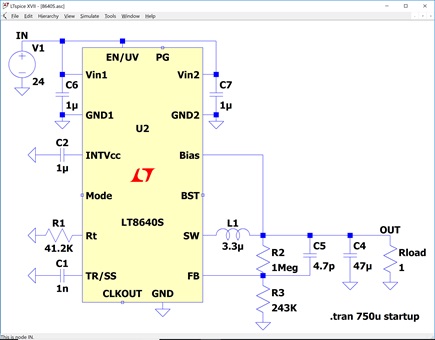 Figure 5. Schematic of a macromodel test fixture.